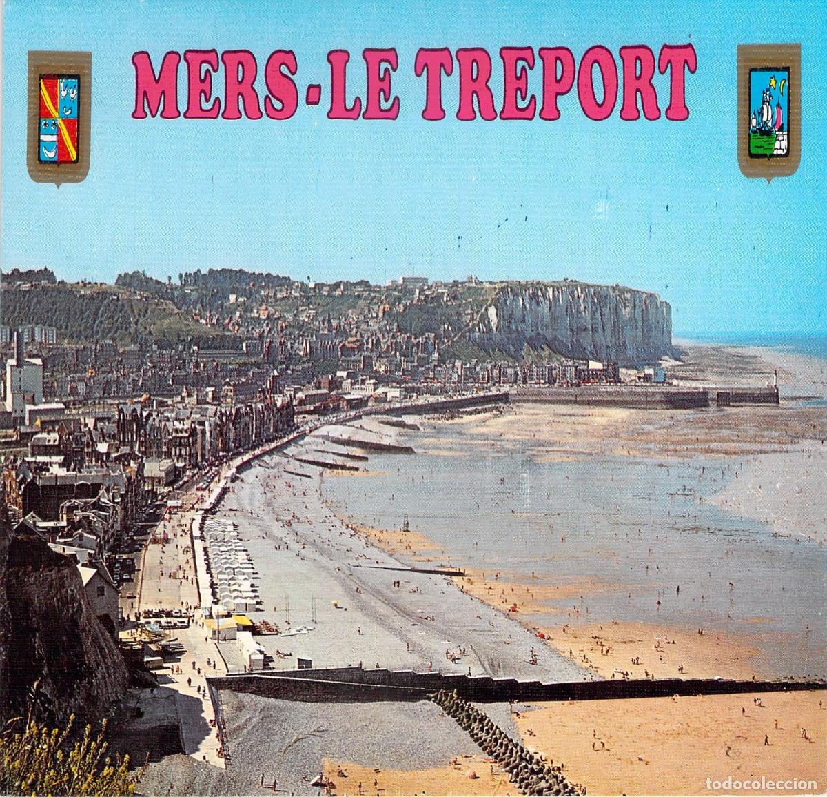 Postales: Postal de la vista general de Mers hacia Le Tr&eacute;port