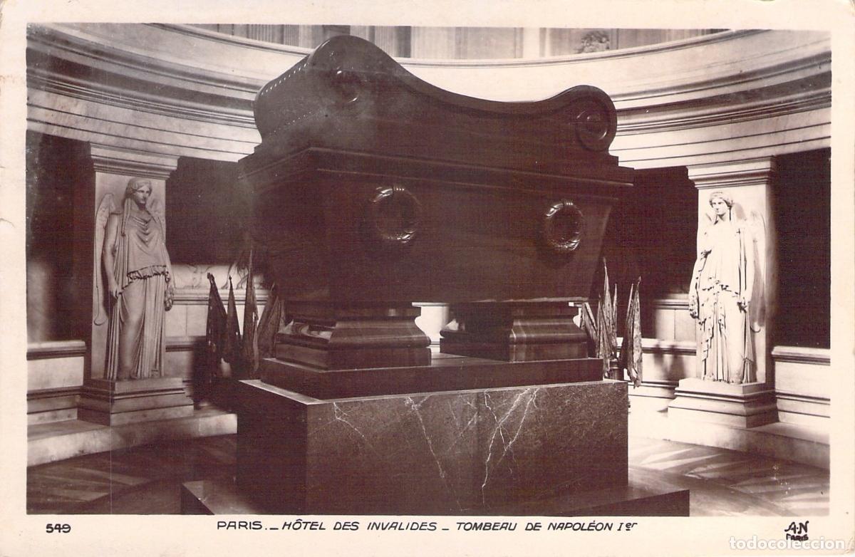 Postales: Postal de la Tumba de Napole&oacute;n Bonaparte en Los Inv&aacute;lidos de Par&iacute;s