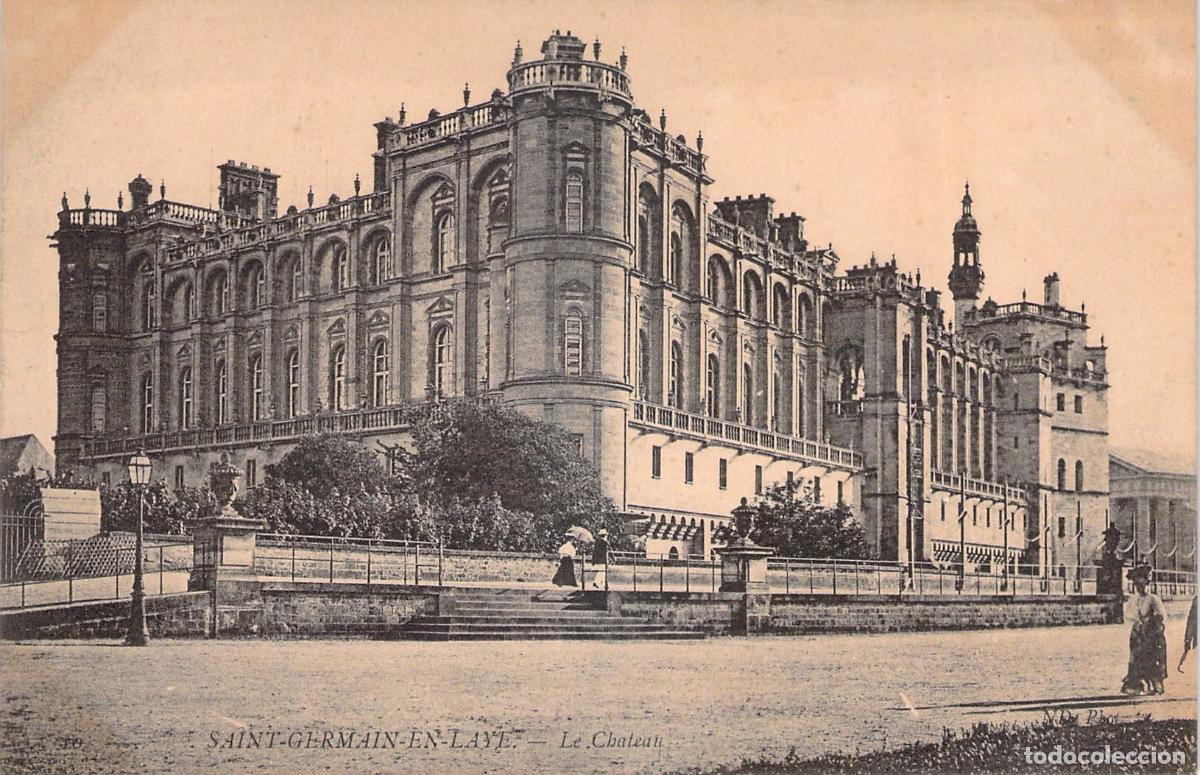 Postales: Postal del Castillo de Saint-Germain-en-Laye en Francia