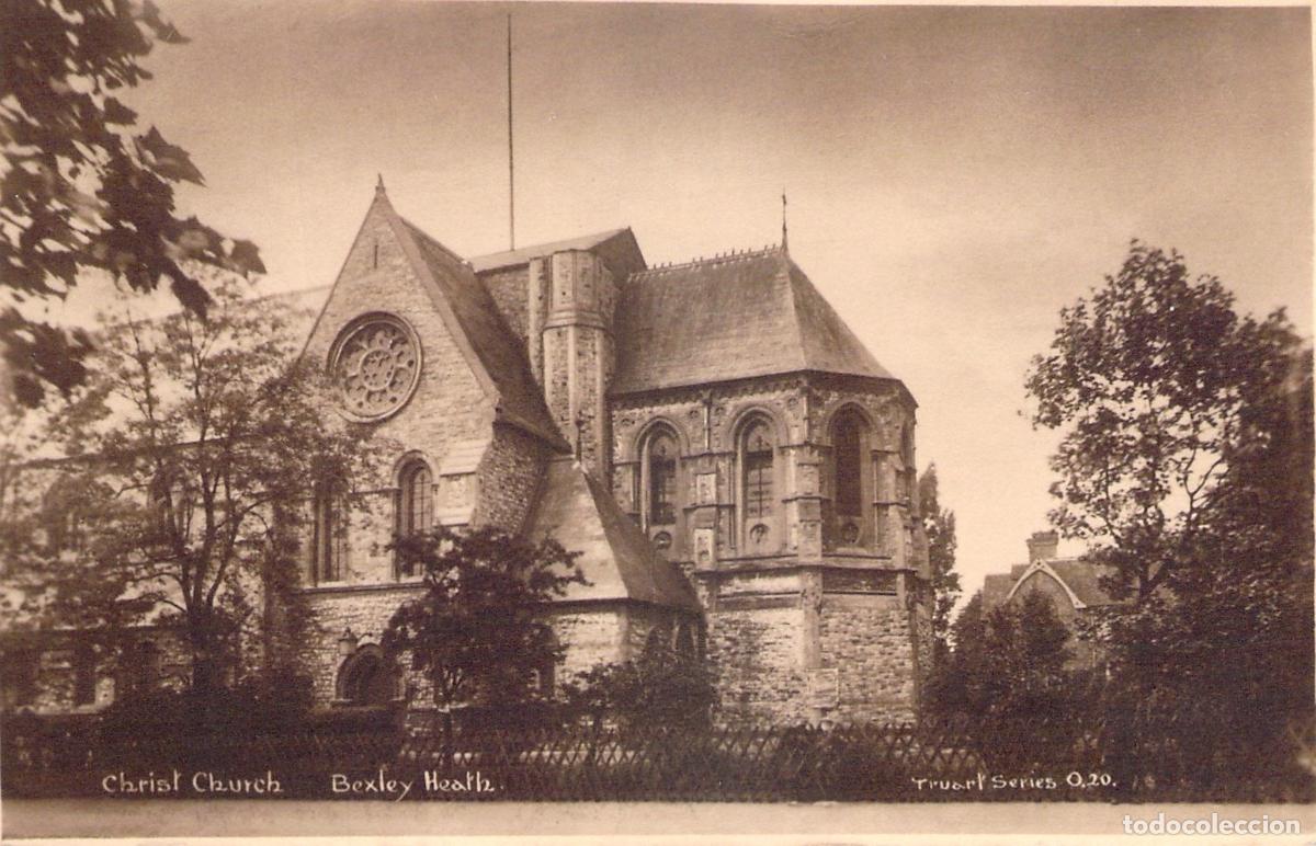 Postales: Postal de la Iglesia Christ Church en Bexley Heath Kent Inglaterra
