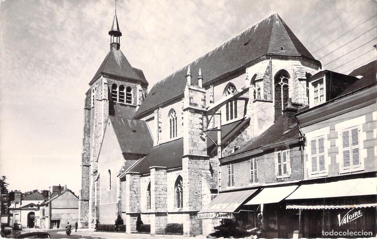 Postales: Postal de la Iglesia de Ch&acirc;teauneuf-sur-Loire en Loiret Francia