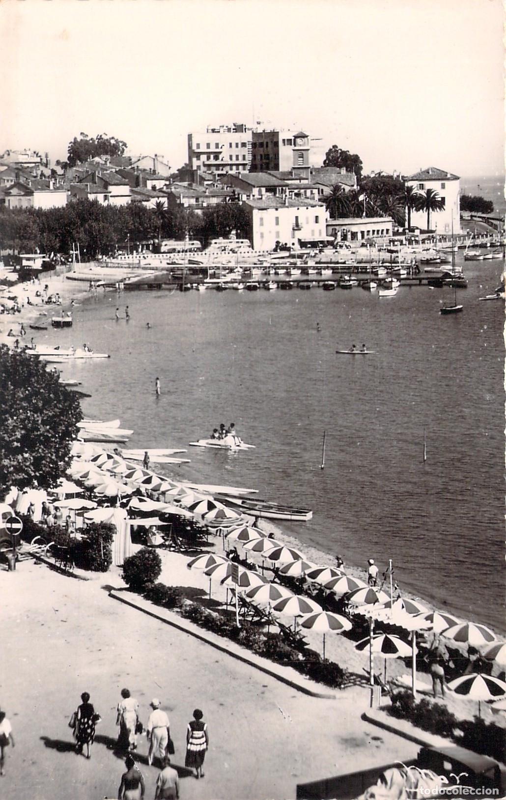 Postales: Postal de la Playa de Sainte-Maxime en la Costa Azul de Francia