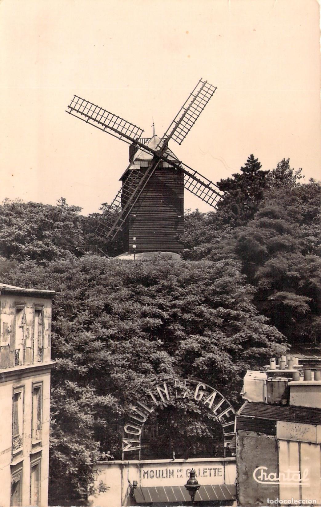 Postales: Postal de Par&iacute;s, Le Moulin de la Galette en Montmartre