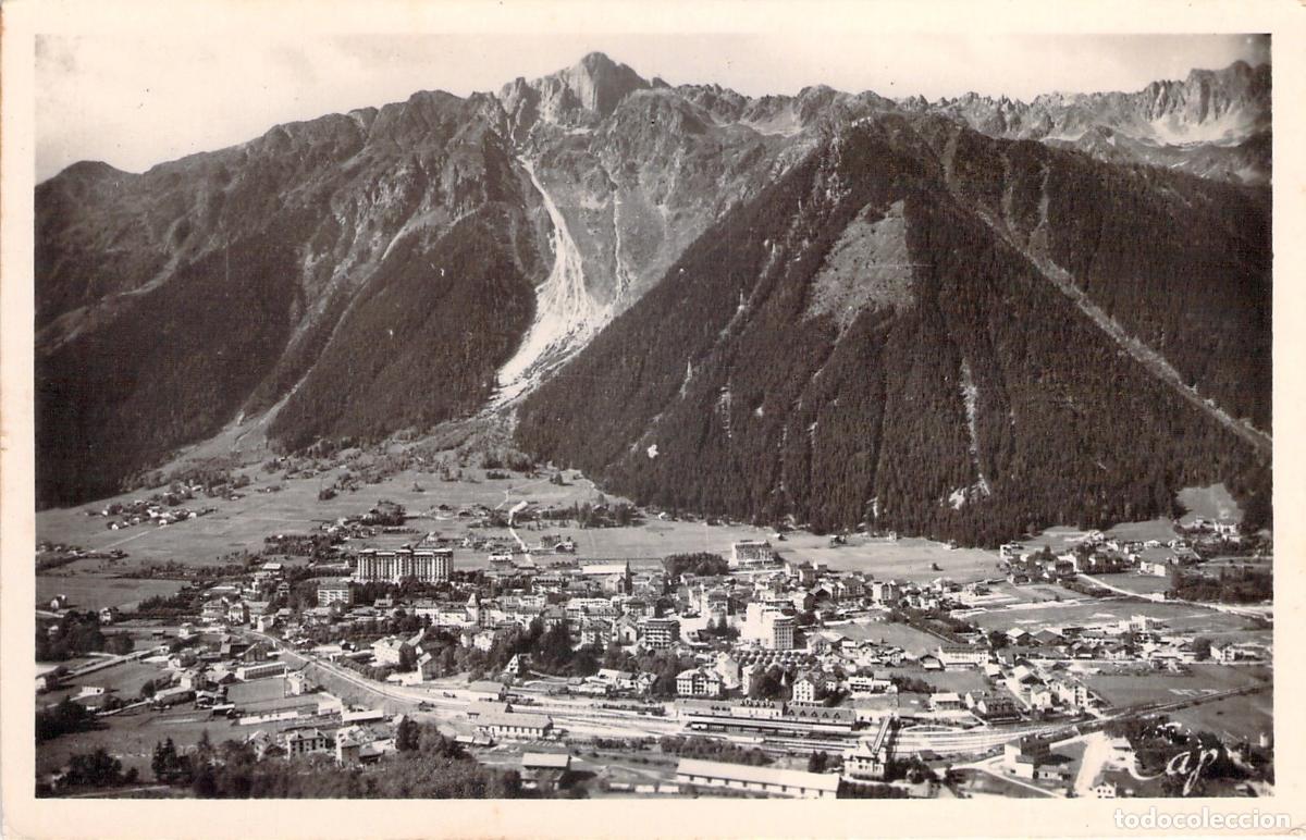 Postales: Postal de Chamonix-Mont-Blanc Vista General y el Br&eacute;vent