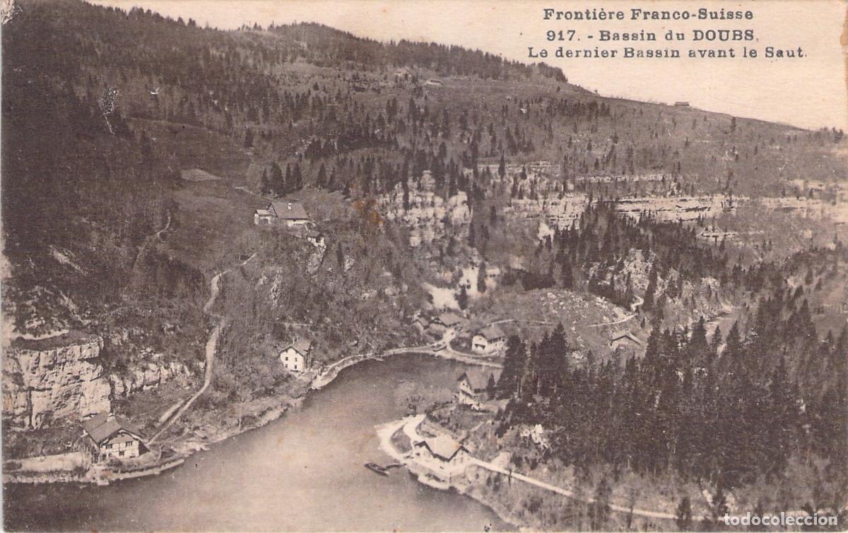 Postales: Postal de la Frontera Franco-Suiza y el Bassin du Doubs