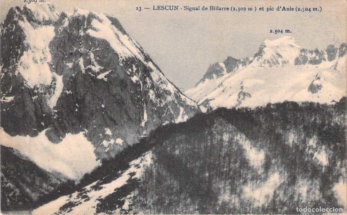 Postales: Postal de Lescun Signal de Billarre y Pic d'Anie Pirineos Francia