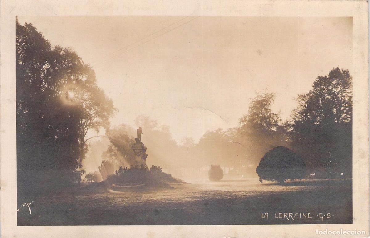 Postales: Postal Paisaje de Lorena con Estatua y Niebla de Ediciones Jove