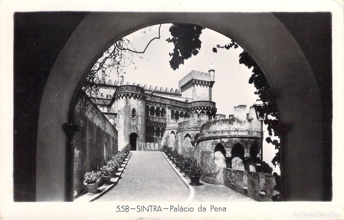 Postales: Postal del Palacio da Pena en Sintra, Portugal