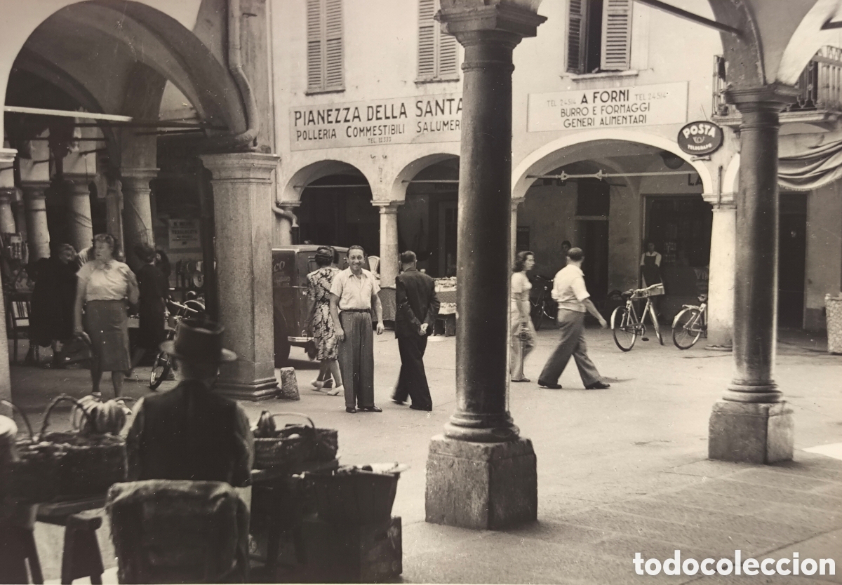 Postales: LUGANO VIA PESSINA CARTE POSTALE PHOTO SUISSE SWITZERLAND SCHWEIZ SVIZZERA C. 1955