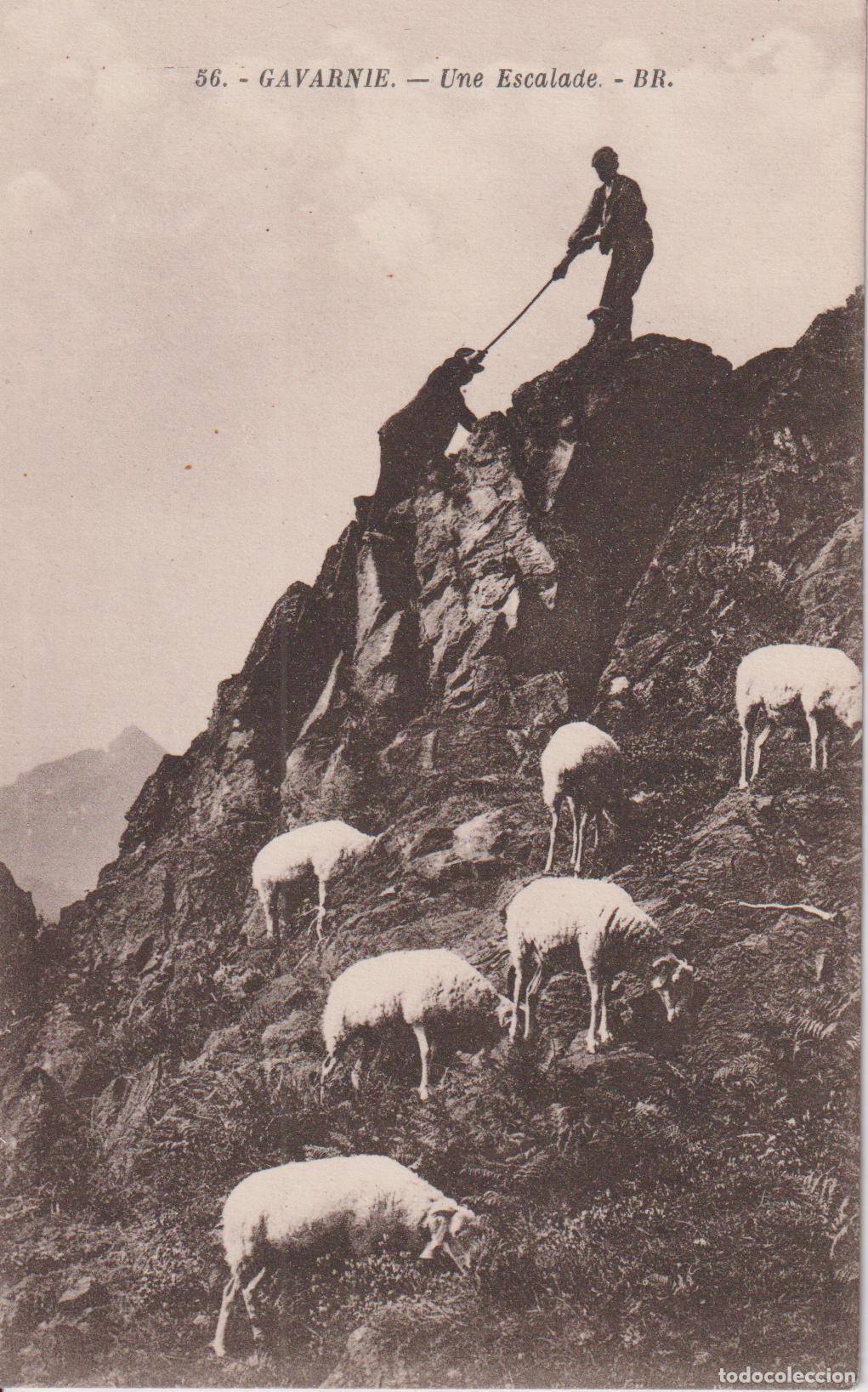 Postales: FRANCIA, GAVARNIE, UNE ESCALADE - EDITEURS BLOC FR&Eacute;RES 56 - S/C