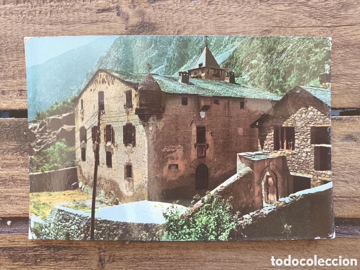 Postales: Postal antigua Casa de la Vall Andorra la Vella Foto A. Campa&ntilde;a y J. Puig Ferran Ed. Roger Jover