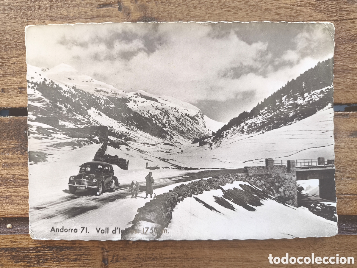Postales: Antigua postal Valls d'Andorra Vall d'Incles 1750 m Canillo Andorra 71 Ed. Pantebre