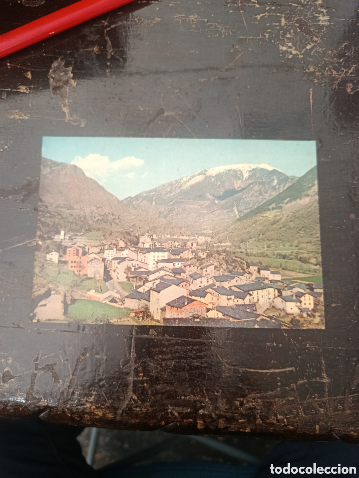 Postales: Postal Andorra vista de la part Antiga d'andorra la Vella