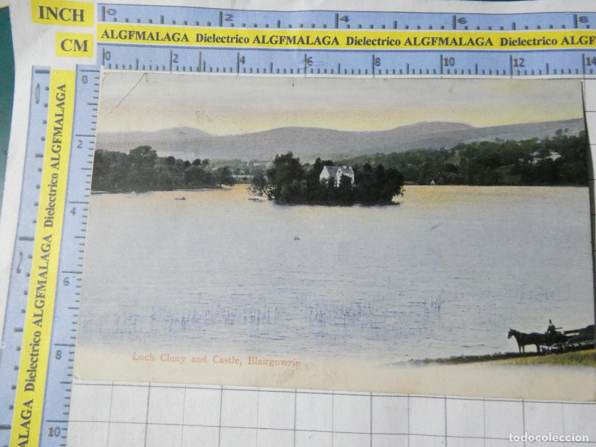 Postales: ANTIGUA POSTAL DE ESCOCIA. LOCH CLUNY AND CASTLE BLAIRGOWRIE. 3712