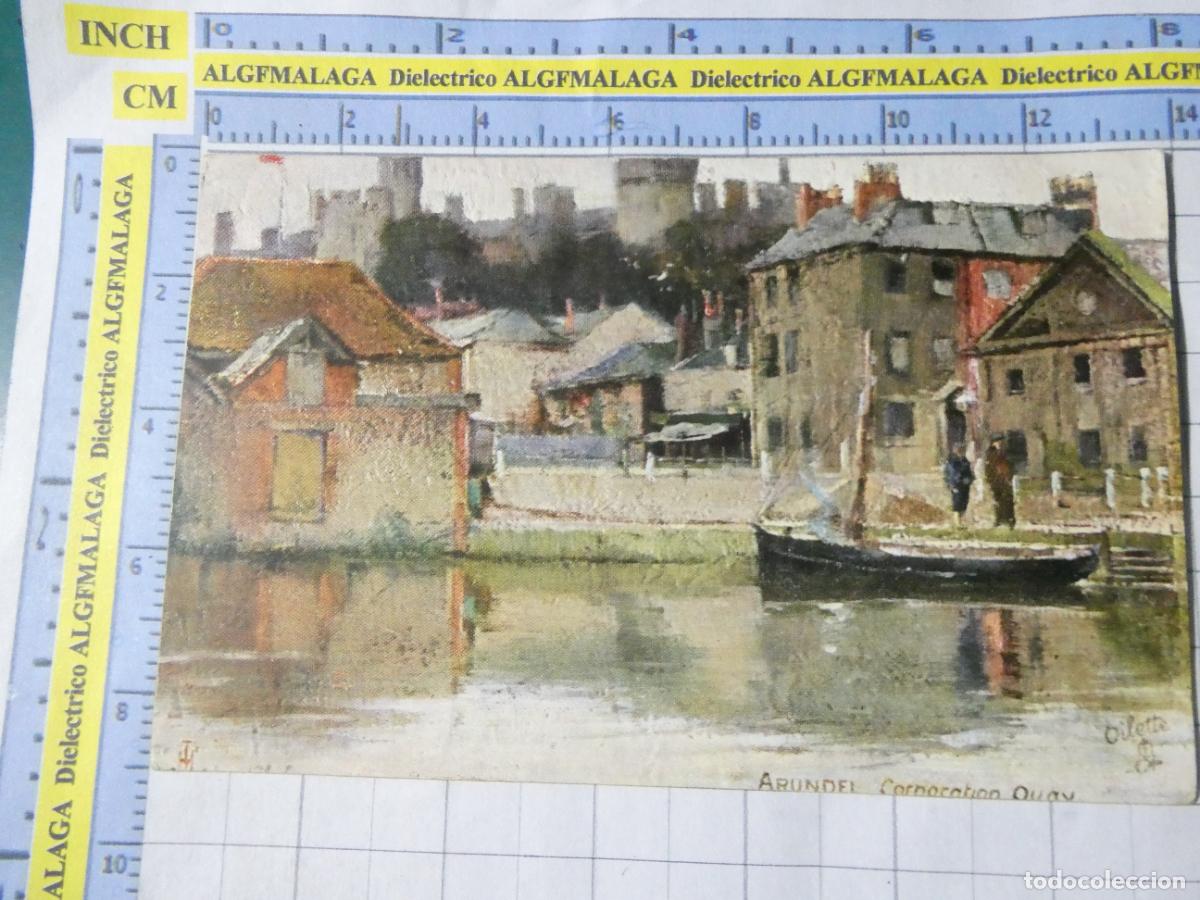 Postales: ANTIGUA POSTAL REINO UNIDO GRAN BRETA&Ntilde;A INGLATERRA FECHADA A&Ntilde;O 1906. ARUNDEL CORPORTATION QUAY. 3713