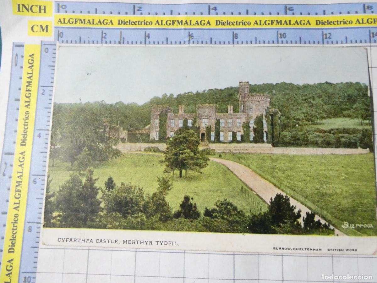 Postales: ANTIGUA POSTAL REINO UNIDO GRAN BRETA&Ntilde;A GALES. FECHADA A&Ntilde;O 1905 CYFARTHFA CASTLE MERTHYR TYDFIL 3714