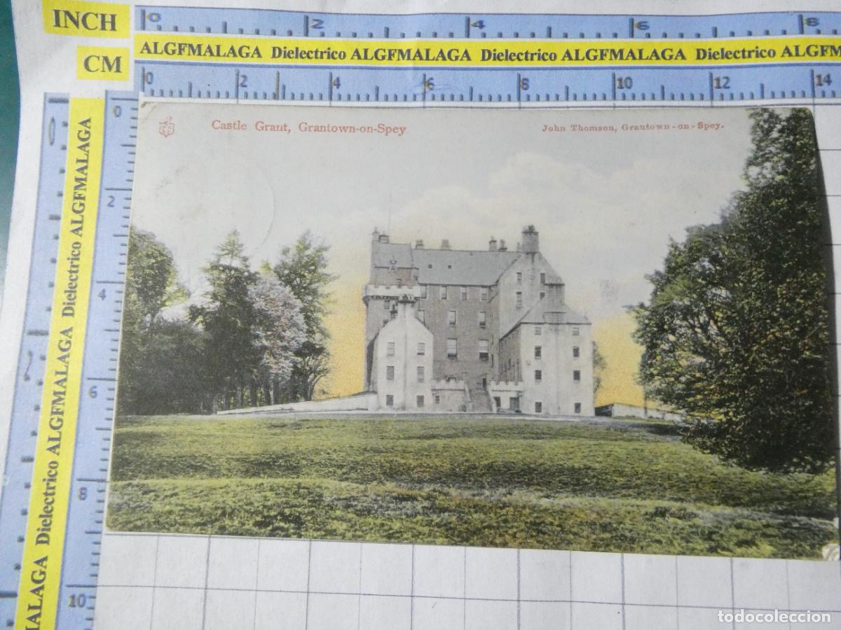 Postales: ANTIGUA POSTAL REINO UNIDO GRAN BRETA&Ntilde;A ESCOCIA. CASTLE GRANT GRANTOWN ON SPEY 3718