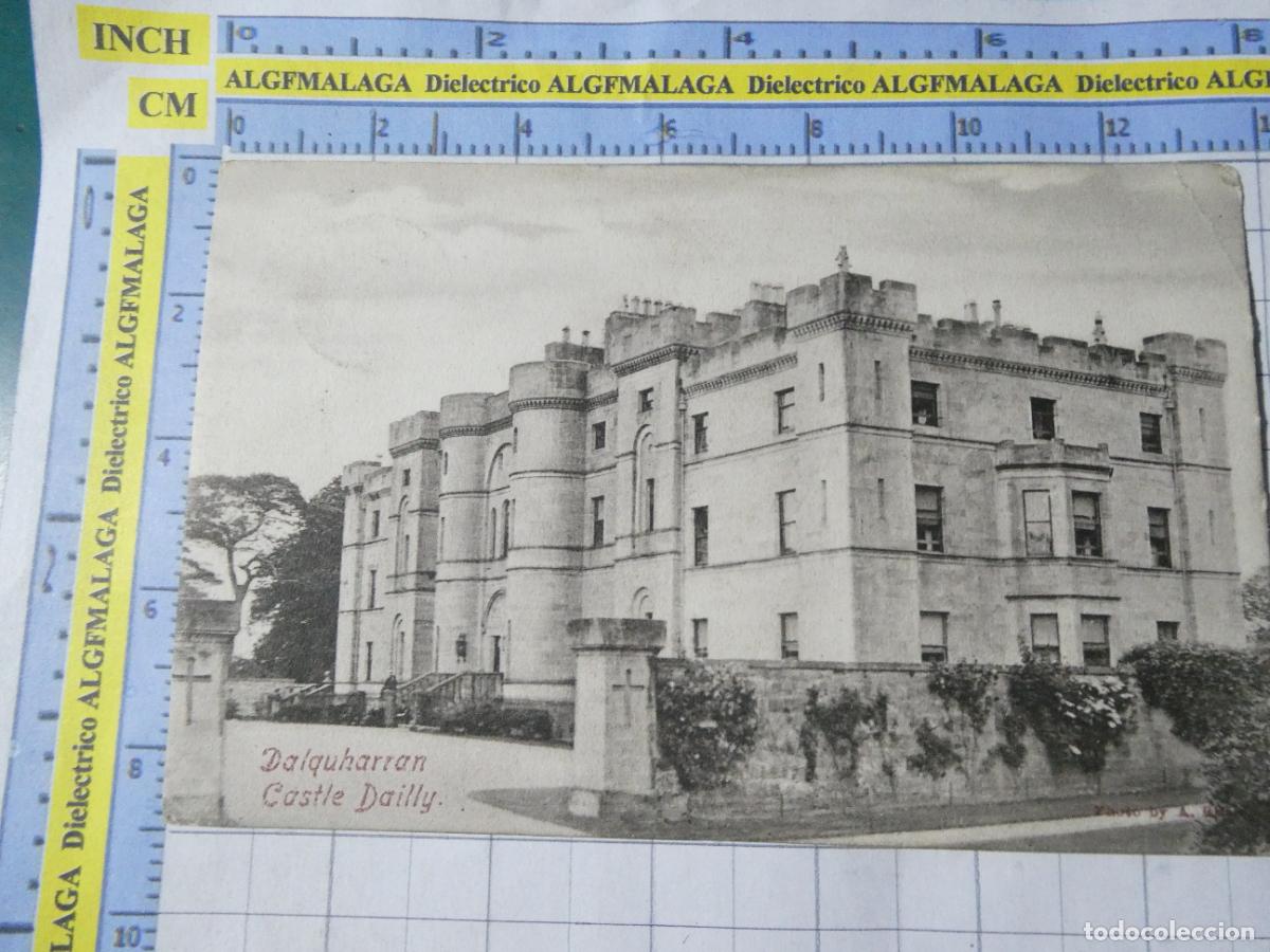 Postales: ANTIGUA POSTAL REINO UNIDO GRAN BRETA&Ntilde;A ESCOCIA. FECHADA A&Ntilde;O 1905 DALQUHARRAN CASTLE CAILLY 3725