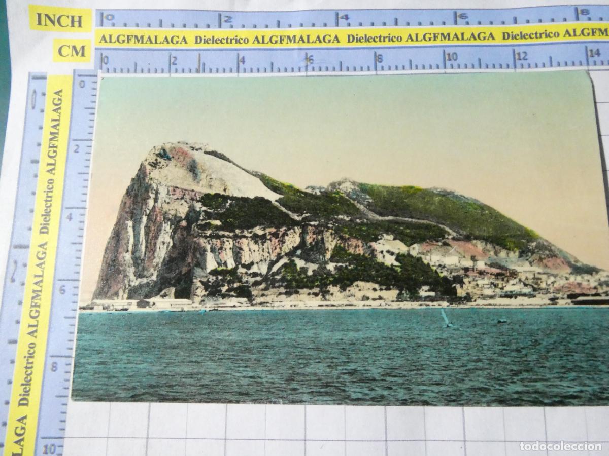 Postales: ANTIGUA POSTAL DE REINO UNIDO GIBRALTAR. THE ROCK FROM SPANISH BEACH 3731