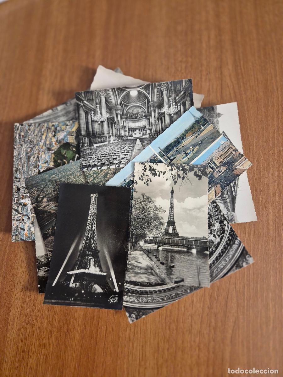 Postales: LOTE 11 POSTALES PARIS VER FOTOS.