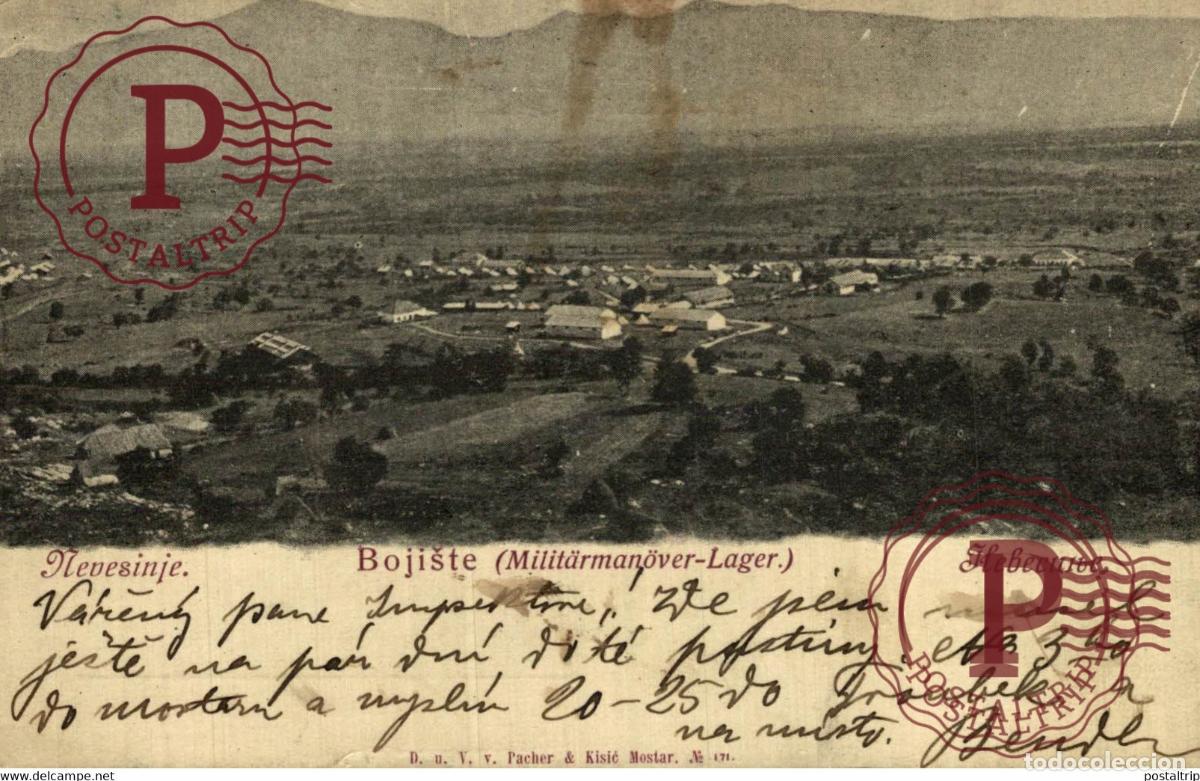 Cartes Postales: NEVESINJE - BOJISTE MILITARMENOVER - LAGER BOSNIA Y HERZEGOVINA BOSNIEN UND HERZEGOWINA