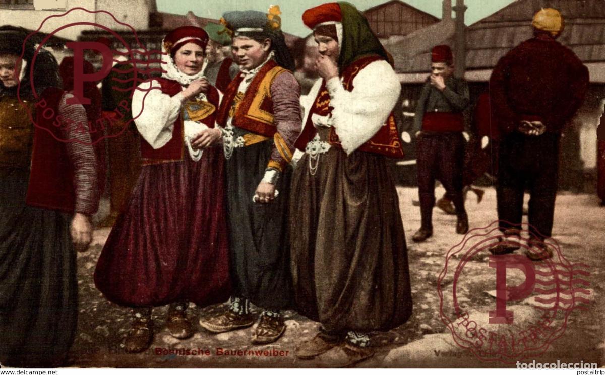 Cartes Postales: BOSNISCHE BAUERNWEIBER BOSNIA Y HERZEGOVINA BOSNIEN UND HERZEGOWINA