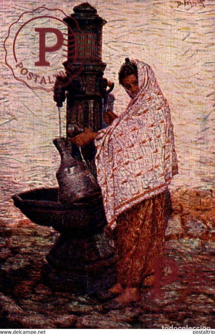 Postcards: AN DER QUELLE. GRUSS AUS BOSNIEN UND HERCEGOVINA J. STUDNICKA & CO. SARAJEVO ILLUSTRATION BOSNIA Y