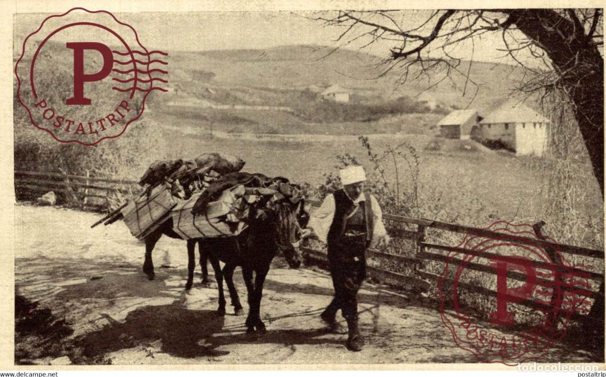 Postales: SARAJEVO. STENC, PRAG. DONKEY ANIMALS HAUSIERER. BOSNIA Y HERZEGOVINA BOSNIEN UND HERZEGOWINA