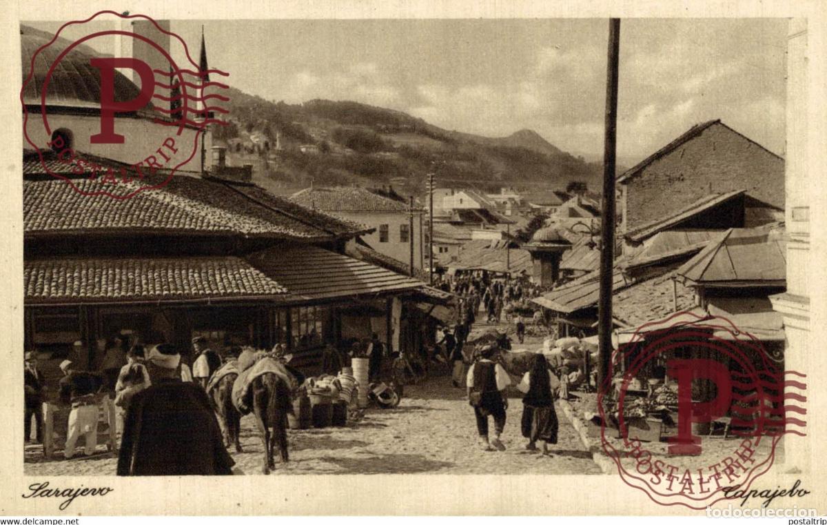 Postales: SARAJEVO, BASCARSIJA CAPAJEBO Ba&scaron;čar&scaron;ija. BOSNIA Y HERZEGOVINA BOSNIEN UND HERZEGOWINA