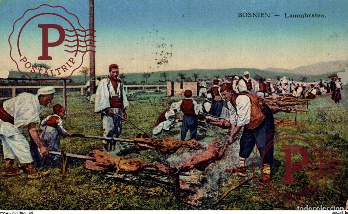 Postales: BOSNIEN, LAMMBRATEN. LEON FINZI SARAJEVO. ILLUSTRATION BOSNIA Y HERZEGOVINA BOSNIEN UND HERZEGOWINA