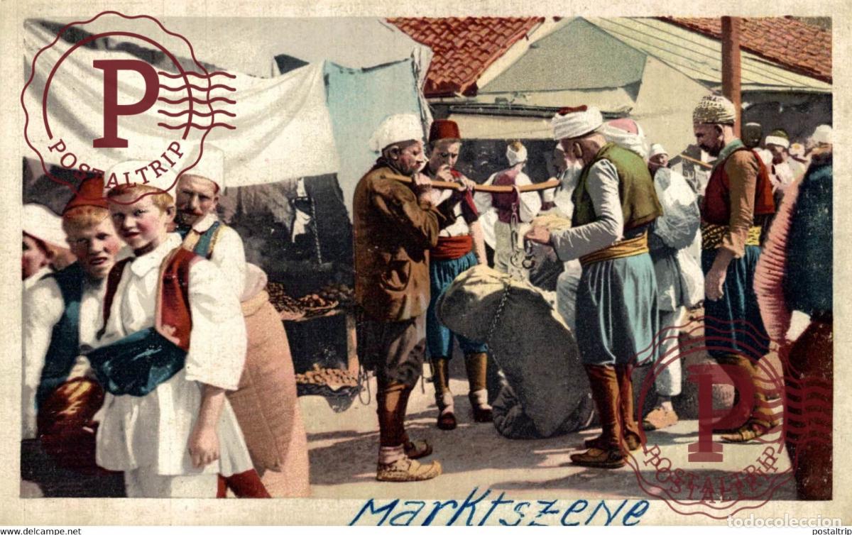 Postales: MARKTSZENE MARKET SCENE BOSNIA Y HERZEGOVINA BOSNIEN UND HERZEGOWINA