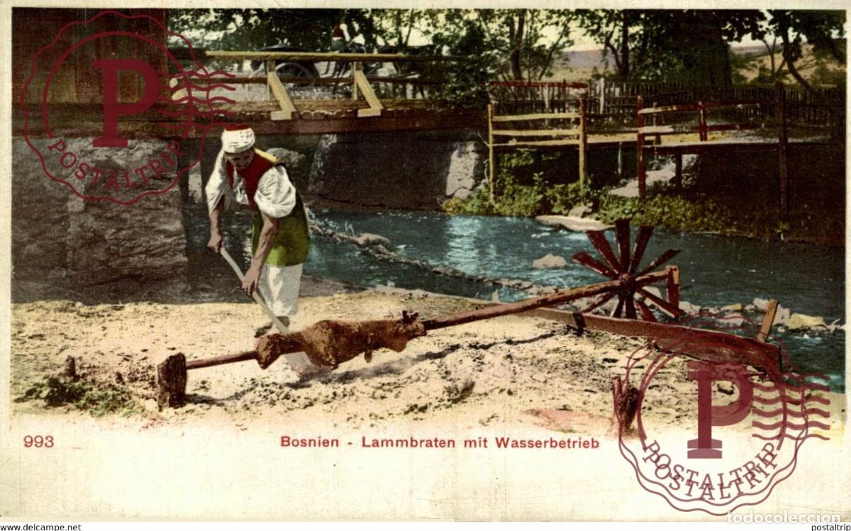 Postales: BOSNIEN, LAMMBRATEN MIT WASSERBETRIEB. BOSNIA Y HERZEGOVINA BOSNIEN UND HERZEGOWINA