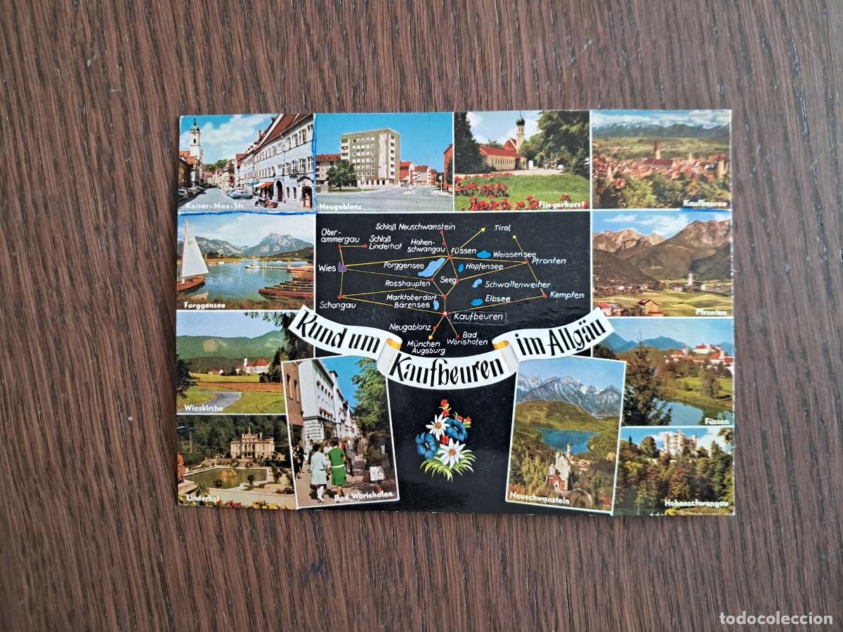 Postales: postal de Alemania, diferentes vistas Kaufbeuren, Alemania, a&ntilde;os 70