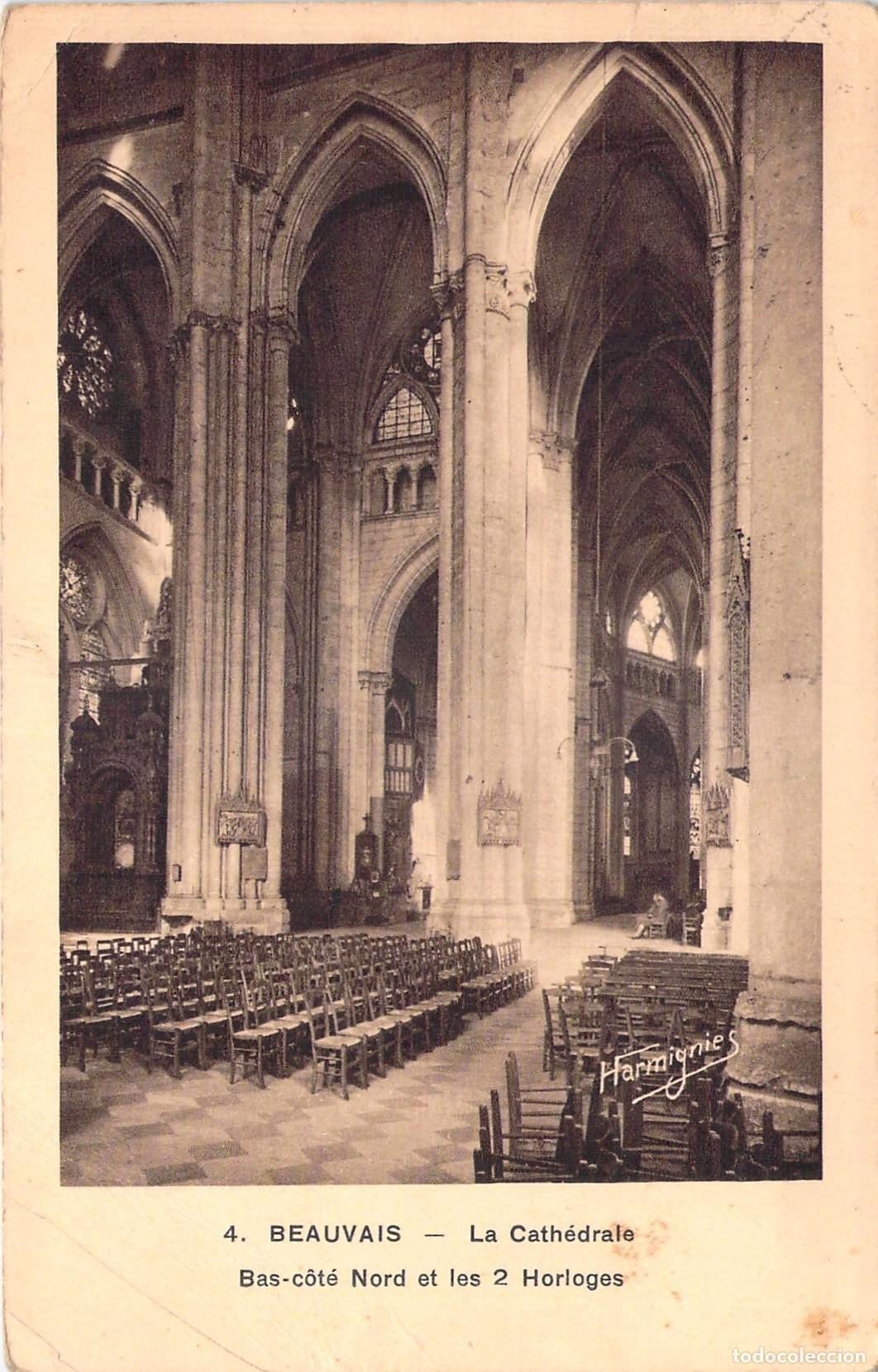 Postcards: Postal de la Catedral de Beauvais, Interior Nave Norte