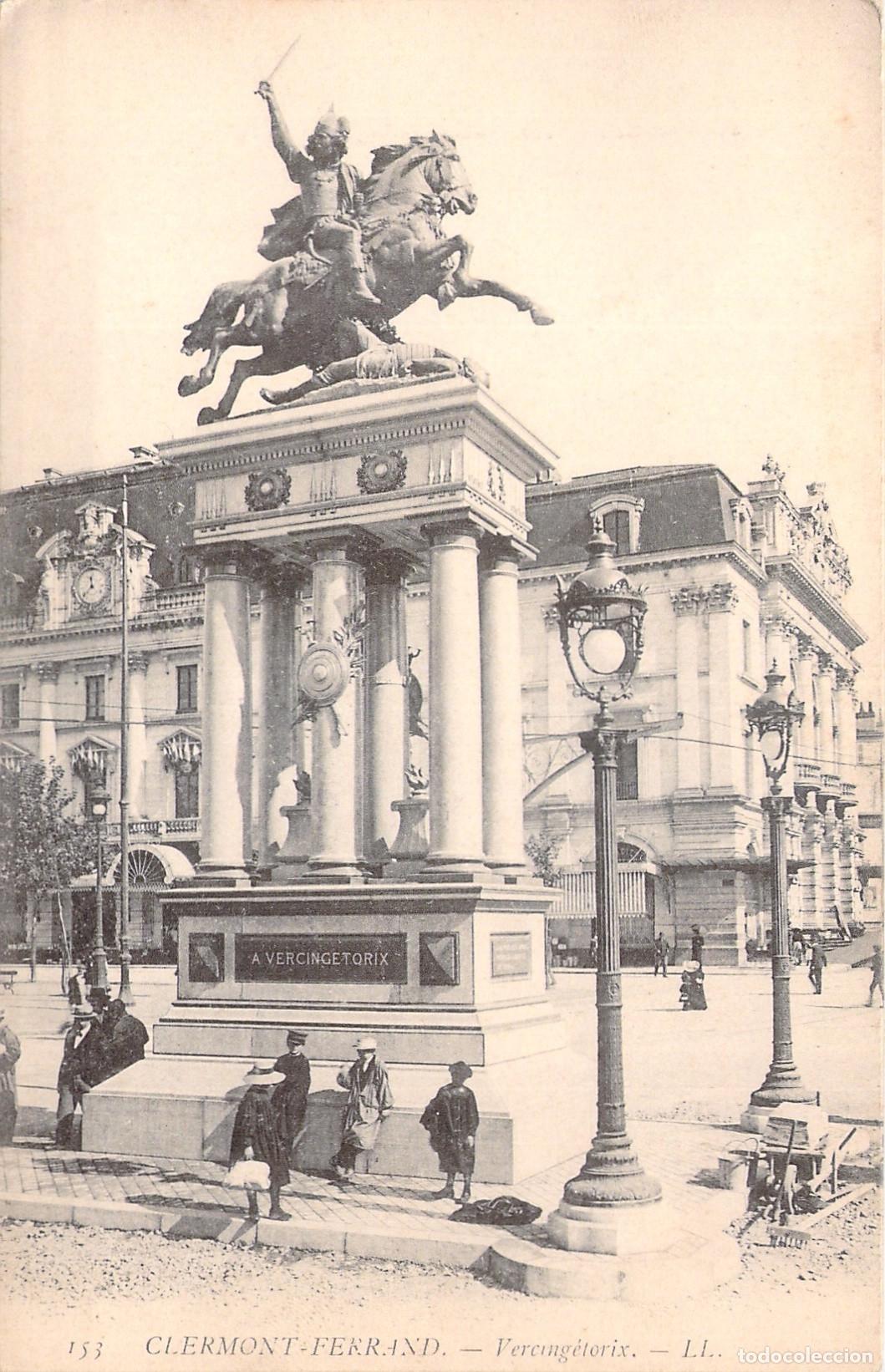 Cartes Postales: Postal Monumento a Vercing&eacute;torix en Clermont-Ferrand Francia