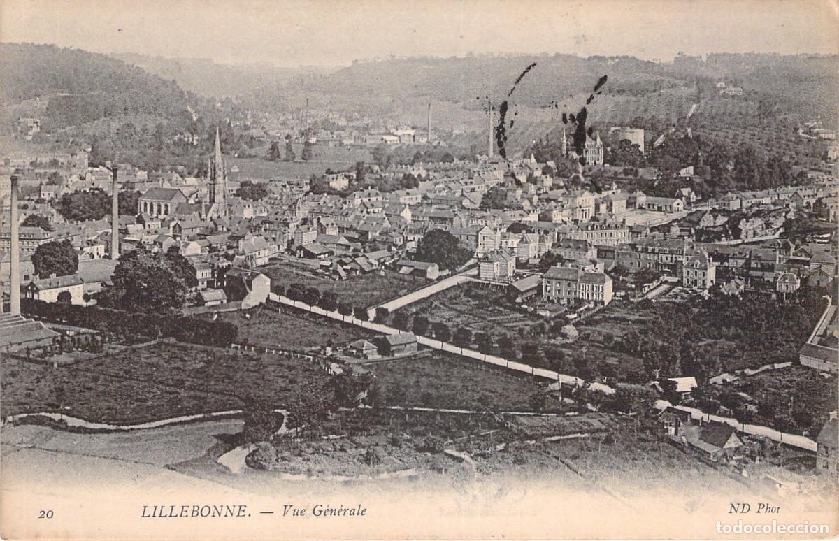 Cartes Postales: Tarjeta Postal de Lillebonne Vista General de la Ciudad