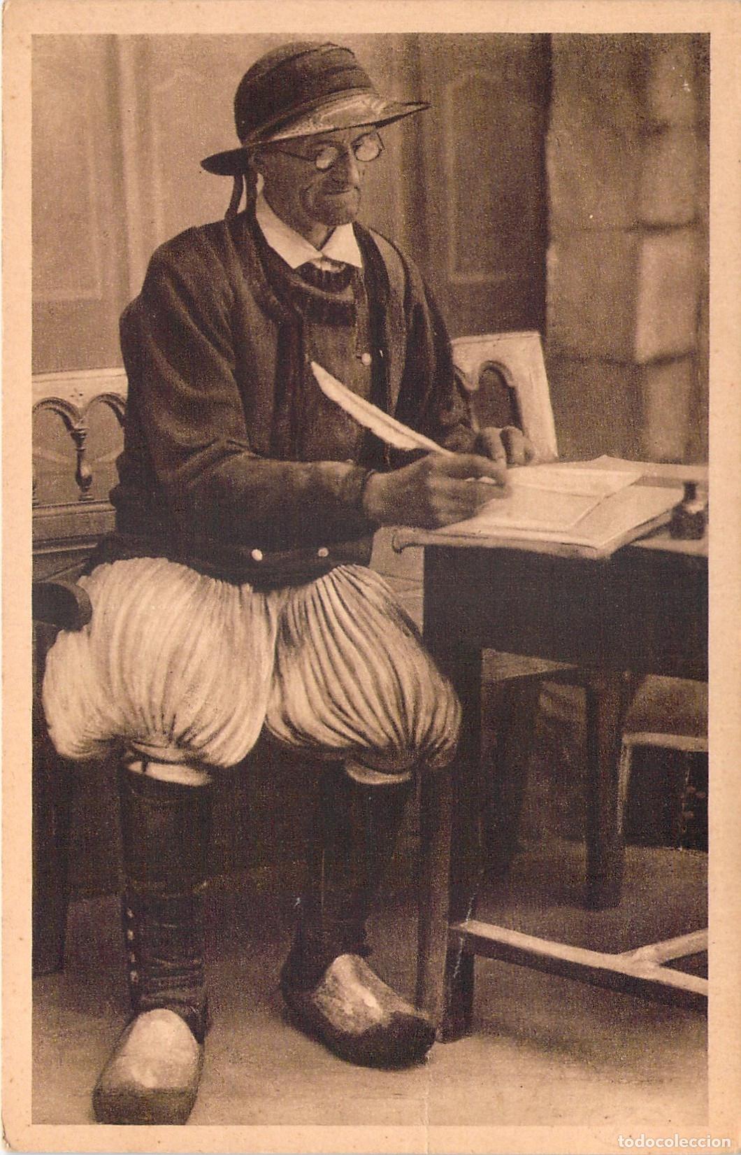 Cartes Postales: Postal de Breta&ntilde;a - La Firma del Alcalde con Traje Tradicional