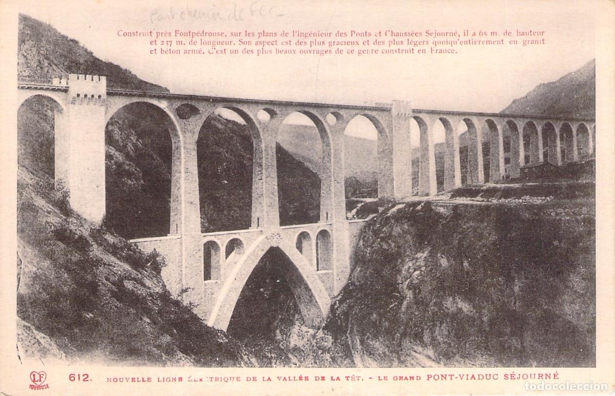 Cartes Postales: Postal Viaducto S&eacute;journ&eacute; Fontp&eacute;drouse Pirineos Orientales