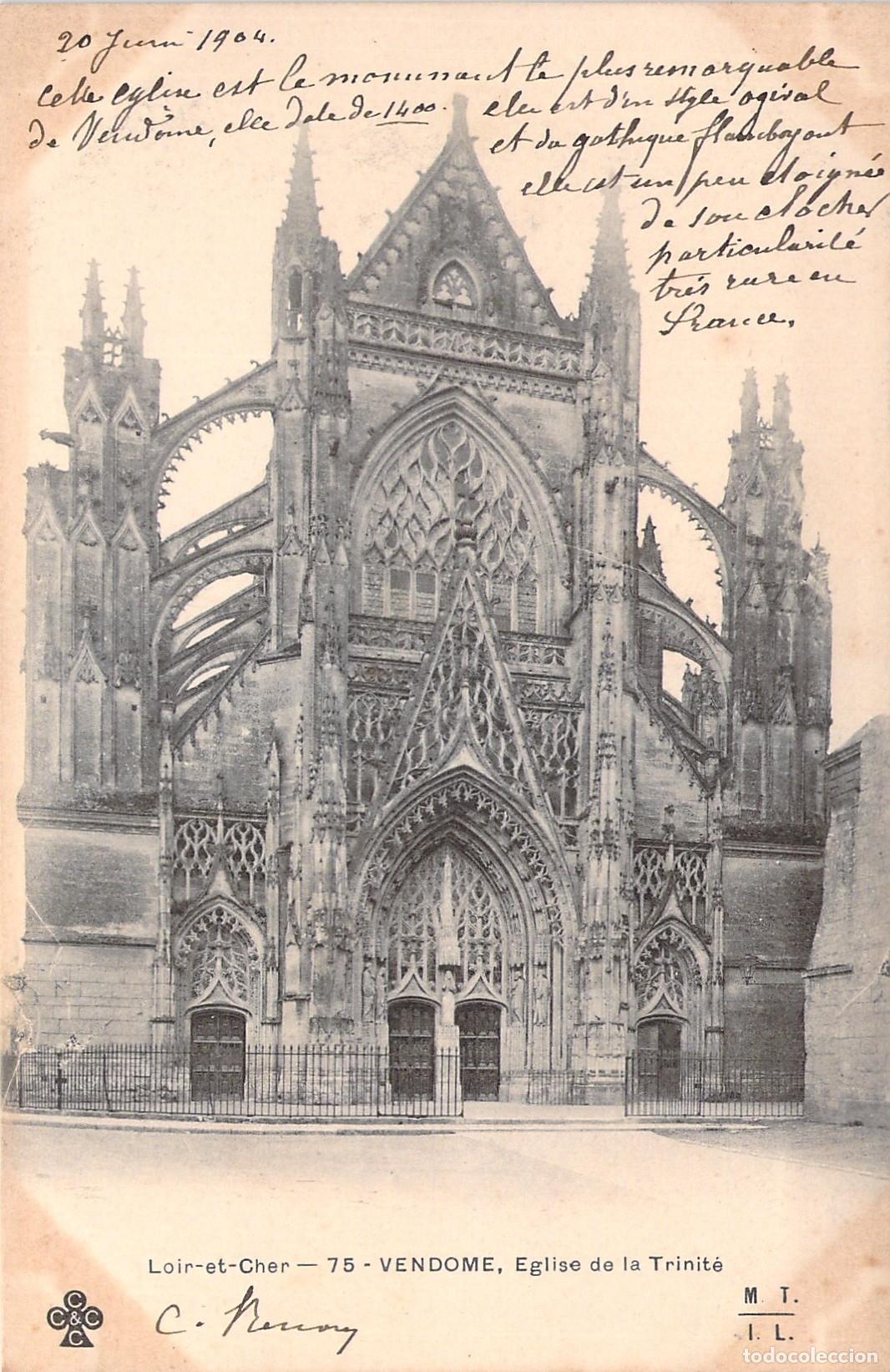 Cartes Postales: Postal de la Iglesia de la Trinidad en Vend&ocirc;me Francia
