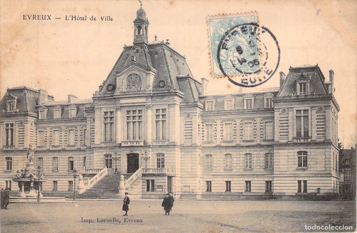 Cartes Postales: Postal de &Eacute;vreux - El Ayuntamiento (H&ocirc;tel de Ville)
