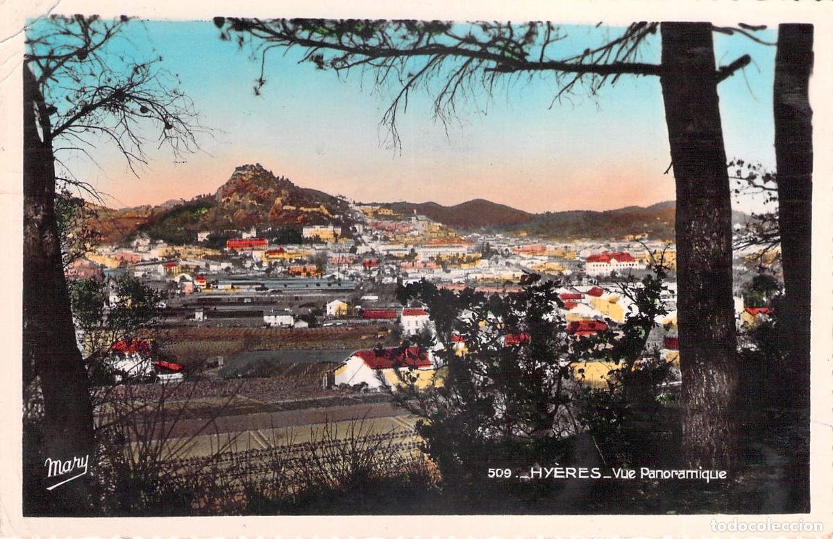 Postales: Tarjeta Postal de la Vista Panor&aacute;mica de Hy&egrave;res Francia