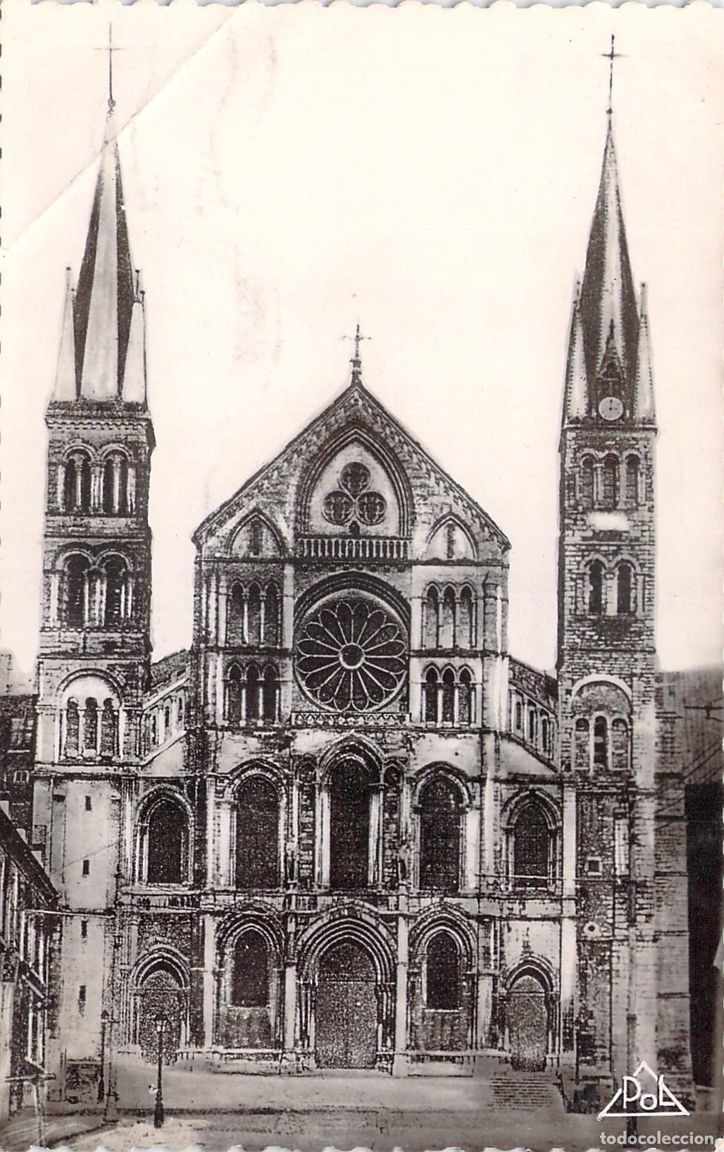 Postales: Postal de la Iglesia de Saint-R&eacute;mi en Reims, Francia