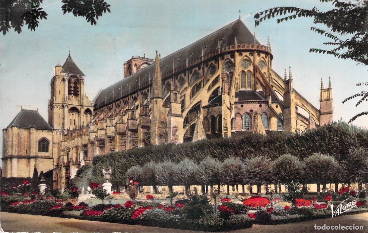 Postales: Postal de la Abside de la Catedral Saint-&Eacute;tienne, Bourges