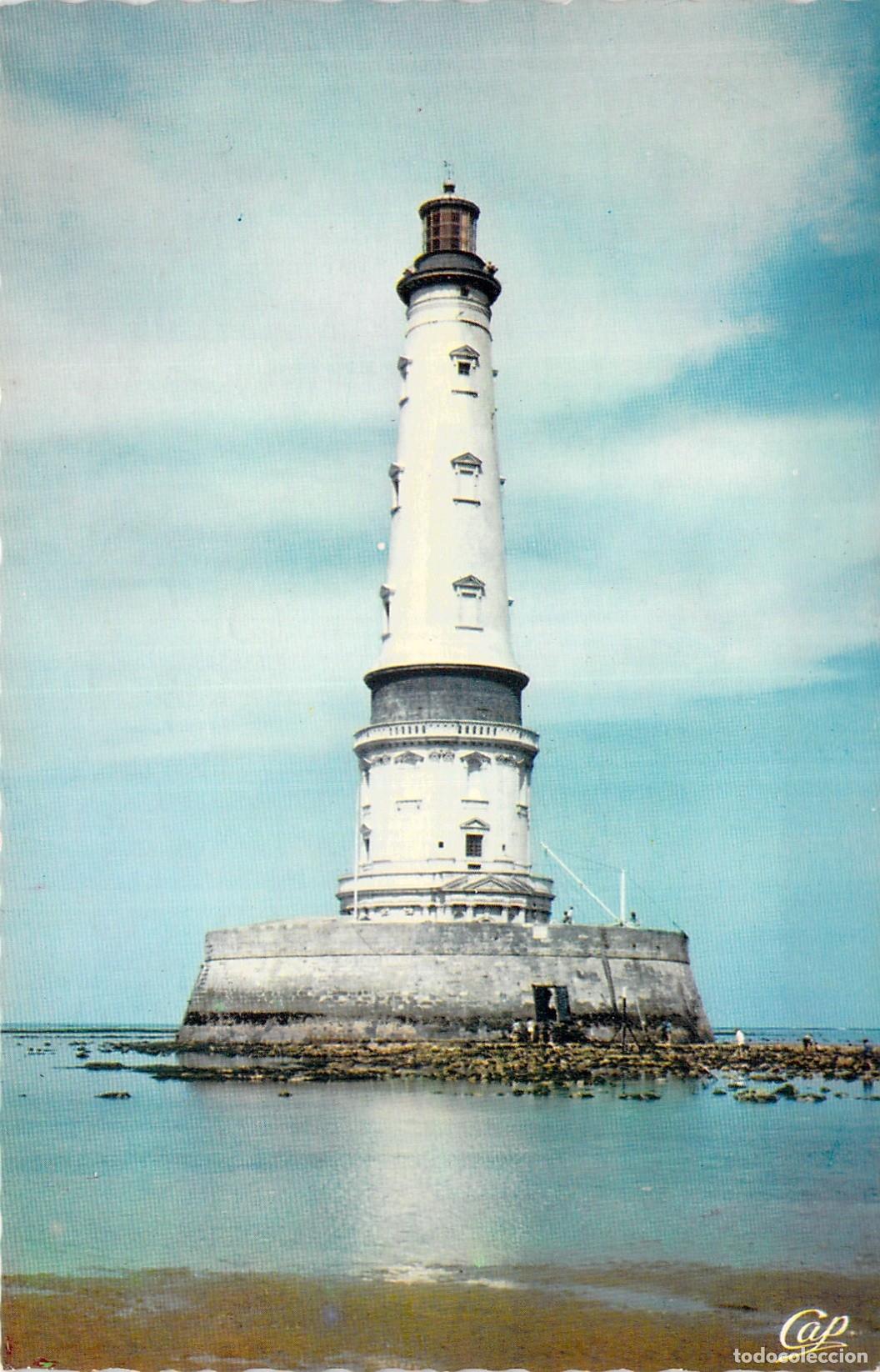 Postales: Postal del Faro de Cordouan en la Costa de Francia