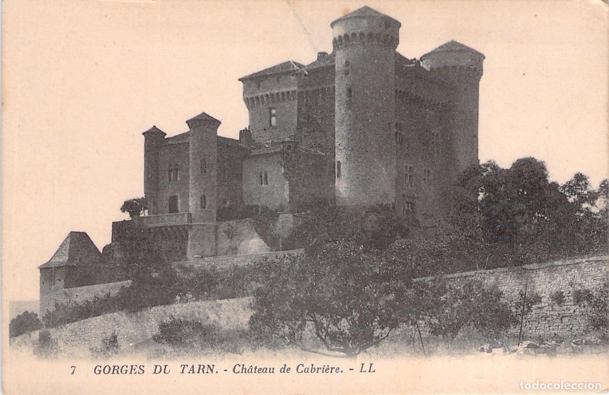 Postales: Postal del Ch&acirc;teau de Cabri&egrave;re, Gorges du Tarn, Francia