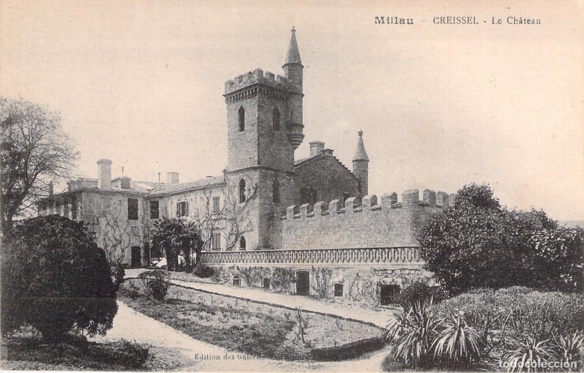 Postales: Postal del Castillo de Creissel, Millau, Francia