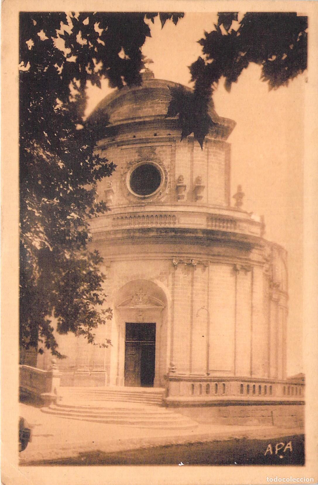 Postcards: Postal de la Iglesia Saint-Etienne en Uz&egrave;s, Gard, Francia
