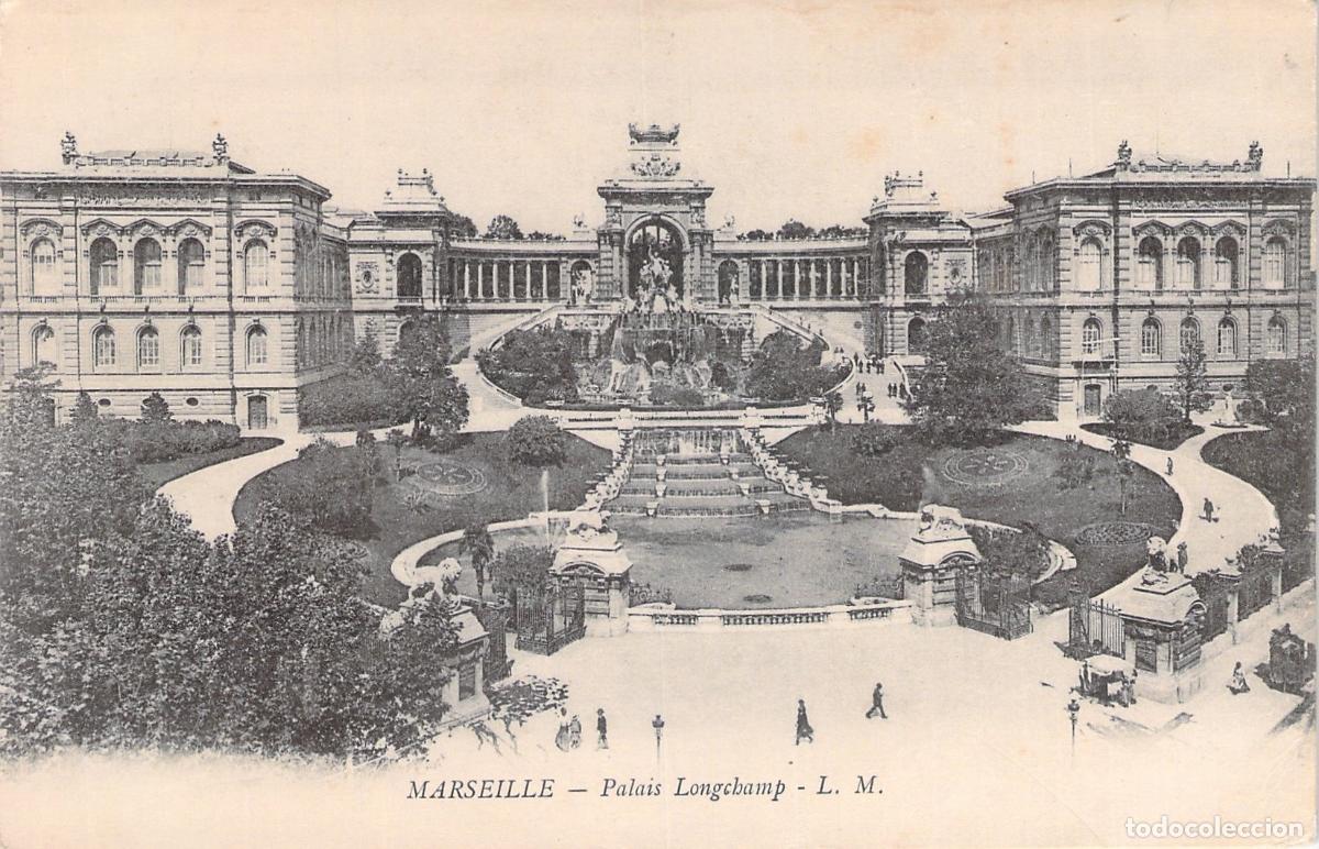 Postales: Postal de Marsella - Palais Longchamp, Francia