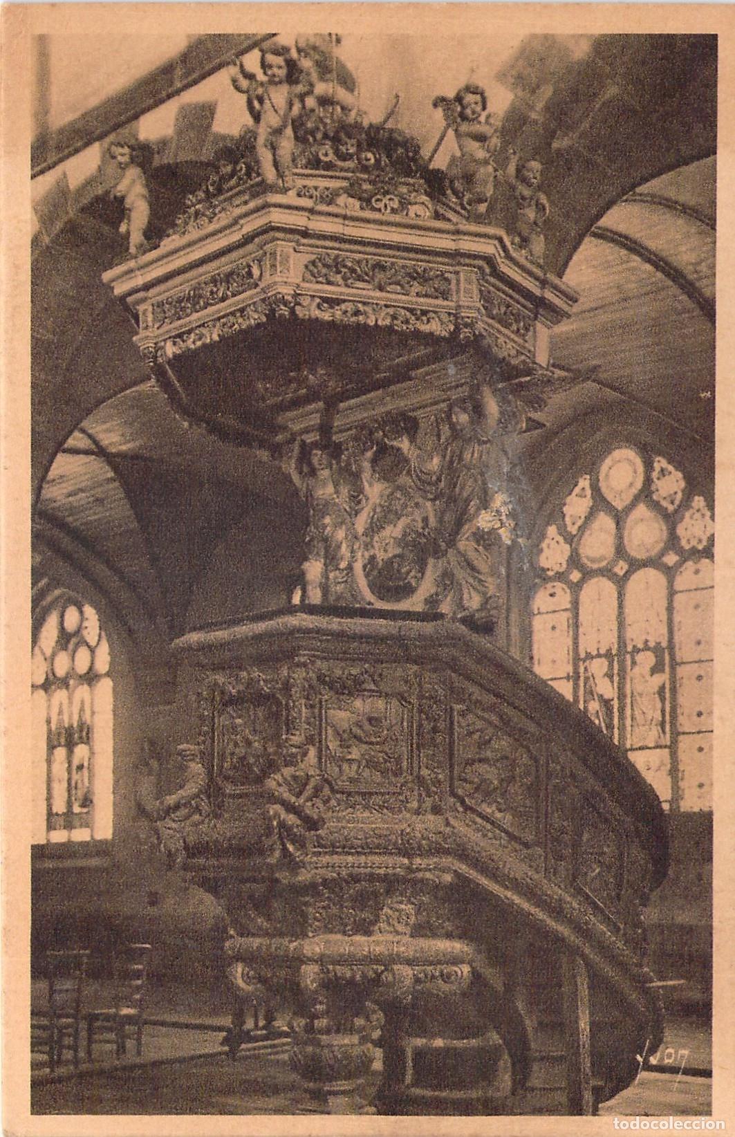 Postales: Postal del P&uacute;lpito de la Iglesia de Saint-Th&eacute;gonnec