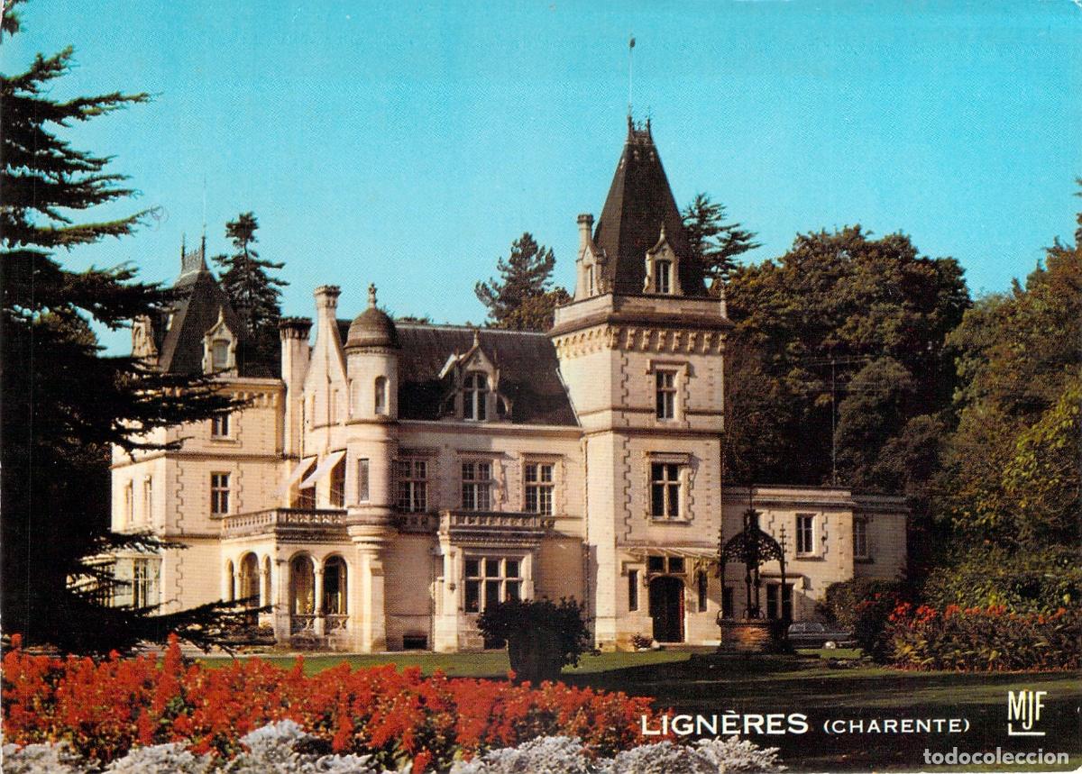 Postales: Postal Castillo de Lign&egrave;res Propiedad Ricard Charente Francia